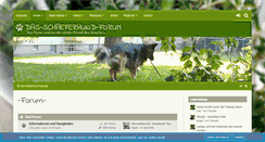 Desktop Screenshot of das-schaeferhund-forum.de